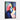 Swirls of Color in Geometric Dance Framed Canvas (Black) / 20 x 30