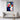 Swirls of Color in Geometric Dance Framed Canvas (Black) / 20 x 30