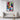 Colorful Chaos: Abstract Art Expression Framed Canvas (Black) / 20 x 30