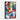 Colorful Chaos: Abstract Art Expression Framed Canvas (Black) / 32 x 48