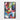 Colorful Chaos: Abstract Art Expression Framed Canvas (Black) / 32 x 48