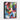 Colorful Chaos: Abstract Art Expression Framed Canvas (Black) / 16 x 20