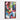 Colorful Chaos: Abstract Art Expression Framed Canvas (Walnut) / 20 x 30