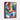 Colorful Chaos: Abstract Art Expression Framed Canvas (Walnut) / 24 x 32