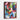 Colorful Chaos: Abstract Art Expression Framed Canvas (Walnut) / 11 x 14