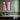 Vivid Dreamscape of Abstract Colors Framed Canvas (Black) / 8 x 10