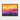 Fiery Dreamscape: An Abstract Vista Framed Canvas (Walnut) / 40 x 30