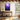 Ethereal Bloom of Midnight Shades Framed Canvas (Black) / 32 x 48