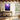Ethereal Bloom of Midnight Shades Framed Canvas (Walnut) / 20 x 30