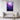 Ethereal Bloom of Midnight Shades Framed Canvas (Walnut) / 32 x 48