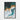 Turquoise Swirls and Golden Dreams Framed Canvas (Black) / 32 x 48