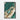 Emerald Depths with Golden Accents Framed Canvas (Black) / 32 x 48