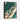 Emerald Depths with Golden Accents Framed Canvas (Black) / 11 x 14