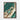 Emerald Depths with Golden Accents Framed Canvas (Walnut) / 24 x 32