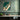 Emerald Depths with Golden Accents Framed Canvas (Walnut) / 11 x 14