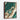 Emerald Depths with Golden Accents Framed Canvas (Walnut) / 16 x 20