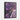 Cosmic Swirls of Purple Elegance Framed Canvas (Black) / 30 x 40
