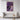 Cosmic Swirls of Purple Elegance Framed Canvas (Walnut) / 32 x 48
