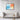 Azure and Crimson Dreamscape Canvas Framed Canvas (Walnut) / 40 x 30