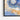 Azure Gold Fluid Dreamscapes Framed Canvas (Black) / 48 x 32