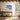 Azure Gold Fluid Dreamscapes Framed Canvas (Walnut) / 48 x 32