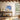 Azure Gold Fluid Dreamscapes Framed Canvas (Walnut) / 40 x 30