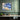 Azure Gold Fluid Dreamscapes Framed Canvas (Walnut) / 20 x 16