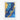 Azure and Gold Dynamic Elegance Fine Art Print / 20 x 30
