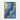 Azure and Gold Dynamic Elegance Framed Canvas (Black) / 20 x 30