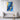 Azure and Gold Dynamic Elegance Canvas Wrap / 20 x 30
