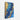 Azure and Gold Dynamic Elegance Canvas Wrap / 32 x 48