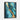 Turquoise Tides and Golden Sands Framed Canvas (Black) / 24 x 32