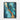 Turquoise Tides and Golden Sands Framed Canvas (Black) / 30 x 40
