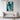 Turquoise Tides and Golden Sands Framed Canvas (Walnut) / 32 x 48