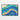 Cascading Waves of Azure Tranquility Framed Canvas (Black) / 48 x 32