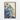 Whirls of Blue: Abstract Ocean Gala Framed Canvas (Walnut) / 32 x 48