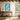 Azure Whorls and Golden Flecks Harmony Framed Canvas (Black) / 20 x 30