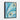 Azure Whorls and Golden Flecks Harmony Framed Canvas (Black) / 24 x 32