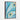 Azure Whorls and Golden Flecks Harmony Framed Canvas (Walnut) / 20 x 30