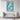 Azure Whorls and Golden Flecks Harmony Framed Canvas (Walnut) / 32 x 48
