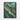 Golden Rifts in Emerald Dreamscape Framed Canvas (Black) / 24 x 32