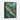 Golden Rifts in Emerald Dreamscape Framed Canvas (Black) / 30 x 40
