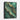 Golden Rifts in Emerald Dreamscape Framed Canvas (Black) / 16 x 20