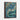 Azure Depths: An Abstract Journey Framed Canvas (Walnut) / 24 x 32