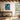 Cascading Azure Dreamscape Artistry Framed Canvas (Walnut) / 24 x 32