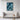 Cascading Azure Dreamscape Artistry Framed Canvas (Walnut) / 30 x 40