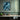 Cascading Azure Dreamscape Artistry Framed Canvas (Walnut) / 16 x 20