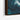 Whirling Depths of Teal Abstraction Framed Canvas (Black) / 20 x 30