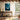 Whirling Depths of Teal Abstraction Framed Canvas (Black) / 32 x 48