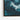Whirling Depths of Teal Abstraction Framed Canvas (Black) / 24 x 32
